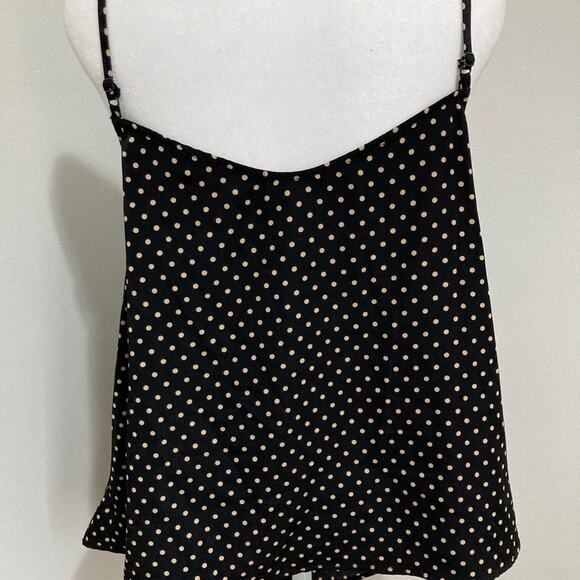nwt Sanctuary Polka-dot Camisole Tank Top Black size 1X New - Picture 3 of 7
